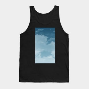 Blue Cloudy Sky Tank Top